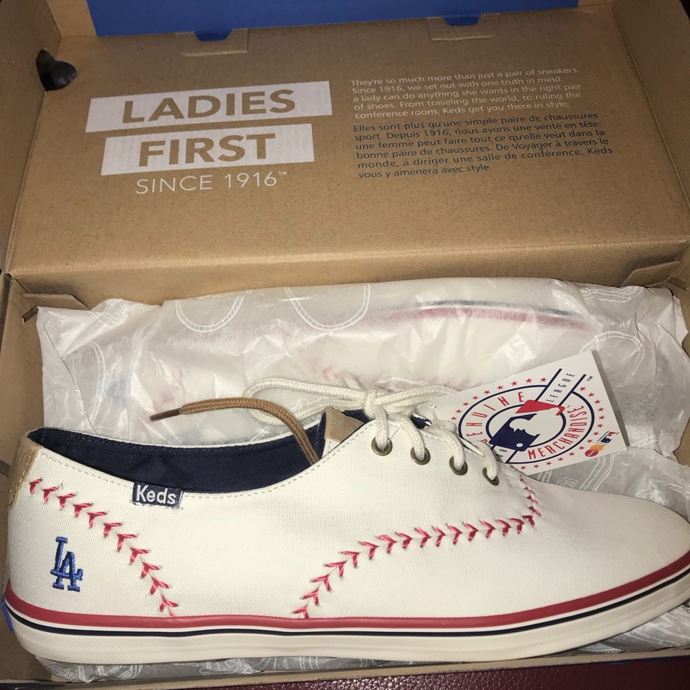 New! Mess dodgers pennant shoes for women